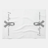 皮肉な私は本当にがんが嫌い |任意のカラーリボン キッチンタオル (横)