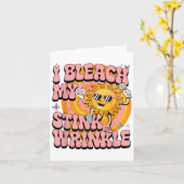 皮肉な私は私の臭いしわおもしろいGag Adulを漂白 カード (黄色い花)