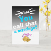 皮肉な結婚幸福の記念日 カード (黄色い花)