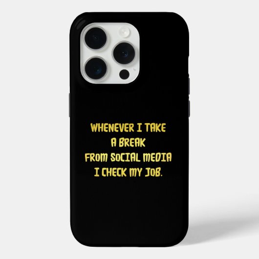 皮肉な職場の優先事項 Case-Mate iPhoneケース (裏面)