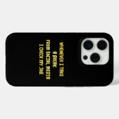 皮肉な職場の優先事項 Case-Mate iPhoneケース (裏面 (横))