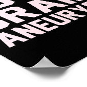 皮肉な脳動脈瘤の認識度月サポートG ポスター (角)