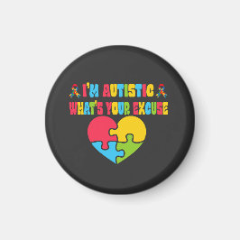 皮肉な自閉症私は自閉症、あなたの口実 マグネット