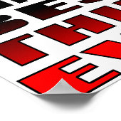 皮肉な誇張 楽しいポスター サイン 引用 (角)
