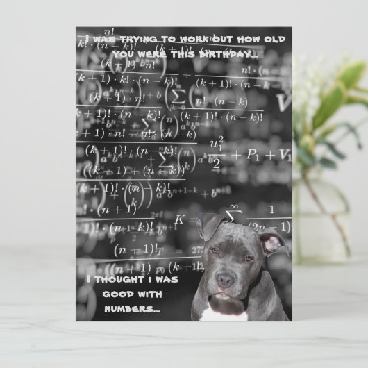 皮肉な誕生日 カード (スタンド正面)