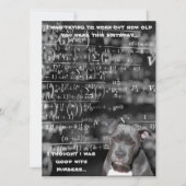 皮肉な誕生日 カード (正面)