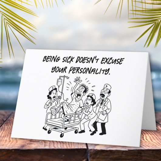 皮肉な警告回復がおもしろい良くなる カード