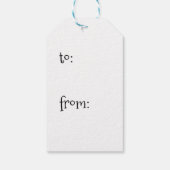 皮肉な贈り物のラベルおもしろい，失礼，ジョークラベル ギフトタグ (裏面)