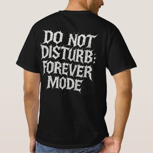 皮肉な面白い引用 Tシャツ (裏面)