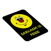 皮肉な顔不機嫌 マグネット (右側)