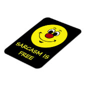 皮肉な顔不機嫌 マグネット (左側)