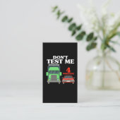 皮肉な18輪トラックおもしろい運転手 名刺 (スタンド正面)