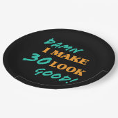 皮肉な30歳の誕生日 ペーパープレート (アングル)