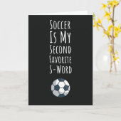 皮肉な サッカー カード 少年 スポーツ 彼のため 面白い (黄色い花)