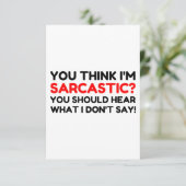 皮肉な サンキューカード (スタンド正面)