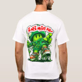 皮肉な「シャロミー」 Tシャツ (裏面)