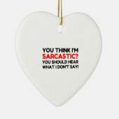 皮肉な セラミックオーナメント (右)