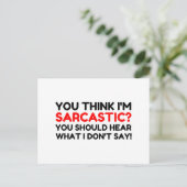 皮肉な ポストカード (スタンド正面)