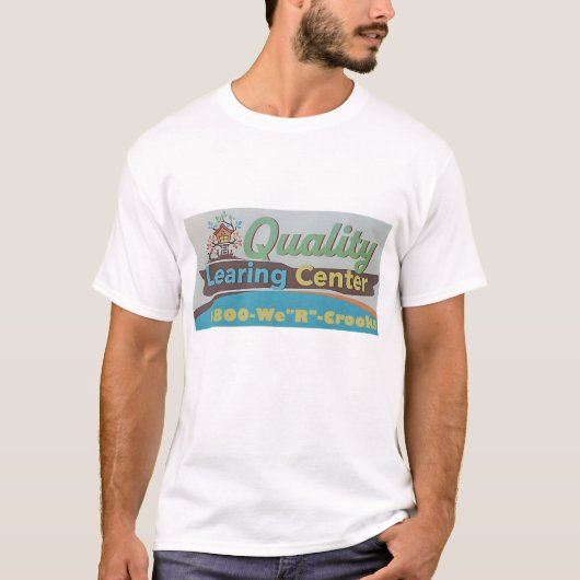皮肉な"学習センター" Tシャツ (正面)