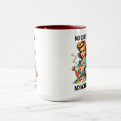 皮肉なNo Coffee No Workee Mug マグカップ (中央)