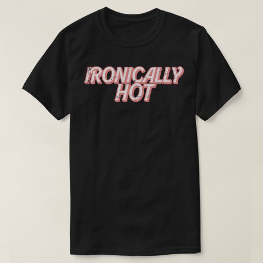 皮肉にも暑い Tシャツ (デザイン正面)