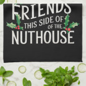 皮肉にマッチする最高の友達の束のクリスマス キッチンタオル (折り畳み)