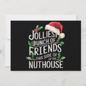 皮肉にマッチする最高の友達の束のクリスマス シーズンカード (正面)