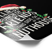 皮肉にマッチする最高の友達の束のクリスマス フォトプリント            (角)