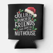 皮肉にマッチする最高の友達の束のクリスマス 缶クーラー (正面)