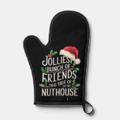 皮肉にマッチする最高の友達の束のクリスマス 鍋つかみ (正面)