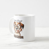 皮肉に堪能なキツネマグ コーヒーマグカップ (正面左)