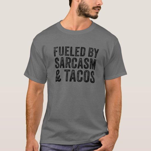 皮肉に煽られる Tシャツ (正面)