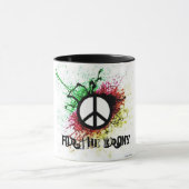 皮肉のためのピースマーク、 マグカップ (中央)