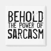 皮肉の力 マグネット (正面)