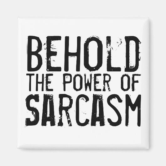 皮肉の力 マグネット (正面)