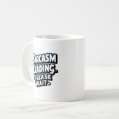 皮肉の読み込み…お待ち下さい – Witty ユーモアのある & コーヒーマグカップ (正面左)
