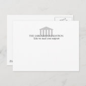 皮肉の財団 ポストカード (正面/裏面)