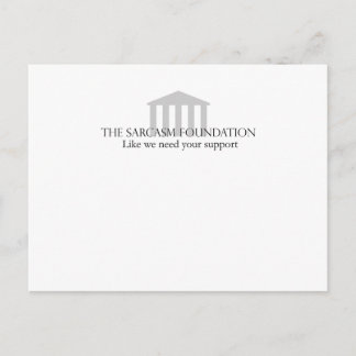 皮肉の財団 ポストカード