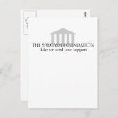 皮肉の財団 ポストカード (正面/裏面)