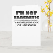 皮肉は人をスタイルで嘲笑する方法だ カード (黄色い花)