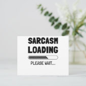 皮肉は人をスタイルで嘲笑する方法だ ポストカード (スタンド正面)