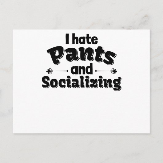 皮肉は人をスタイルで嘲笑する方法だ ポストカード (正面)