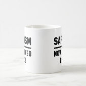 皮肉は毎日提供されています コーヒーマグカップ (中央)