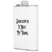 皮肉は私の仕事のユーモアのコーヒーマグではない フラスク (左)