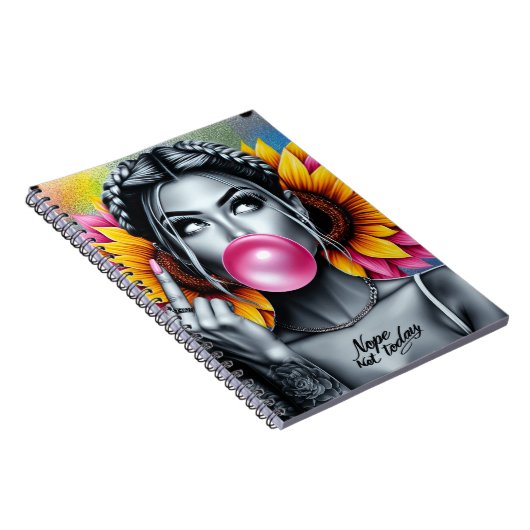 皮肉は私の愛する言葉の腹筋の女性のおもしろい症 ノートブック (右側)