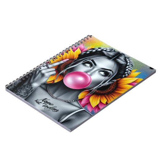 皮肉は私の愛する言葉の腹筋の女性のおもしろい症 ノートブック (左側)