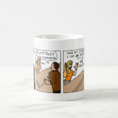 皮肉は答えのマグ常にです コーヒーマグカップ (中央)