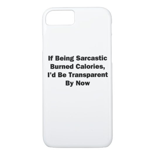 皮肉もしに燃えるカロリー Case-Mate iPhoneケース (裏面)