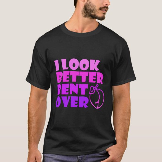 皮肉を言うと腰が曲がったようだ Tシャツ (正面)