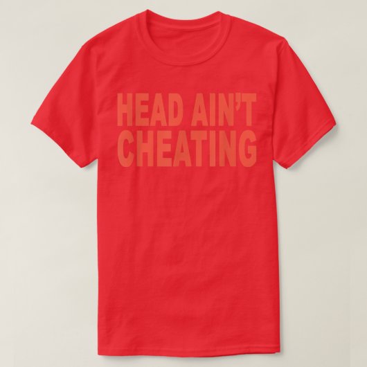 皮肉を言って頭をおもしろい下げる Tシャツ (デザイン正面)